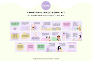 Emotional Well-being Kit Instagram, a Social Media Template by The Blog Creative (Thumbnail 2 of 6)