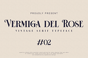 HST - Vermiga del Rose, a Serif Font by ilhamtaro (Thumbnail 1 of 10)