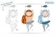 Zodiac Signs Girls For Horoscope, an Object Graphic by CARROTDESIGN (Thumbnail 4 of 4)