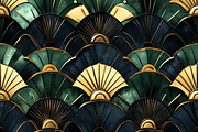Art Deco Glam Seamless Pattern, a Pattern Graphic by Printable Treasure (Thumbnail 5 of 7)