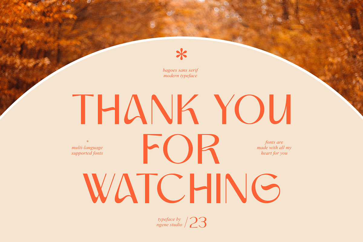 Bagoes, a Sans Serif Font by ngene (Photo 9 of 9)