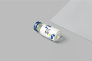 Vaccine Glass Bottle Mockups, a Product Mockup by megostudi0 (Thumbnail 6 of 7)