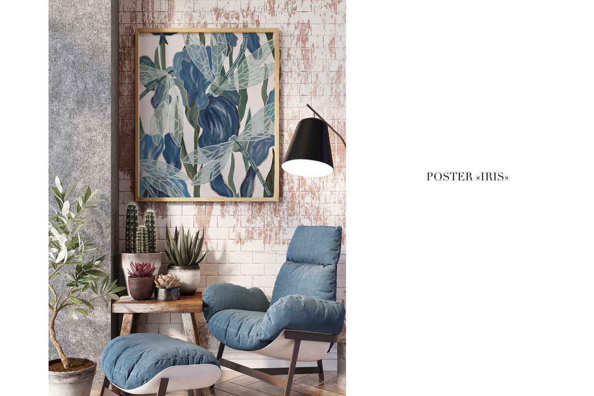 Pattern IRIS, an Illustration by PASHKOVA (Photo 14 of 17)