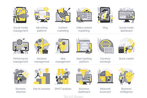 120 Business Illustrations Pack V.2