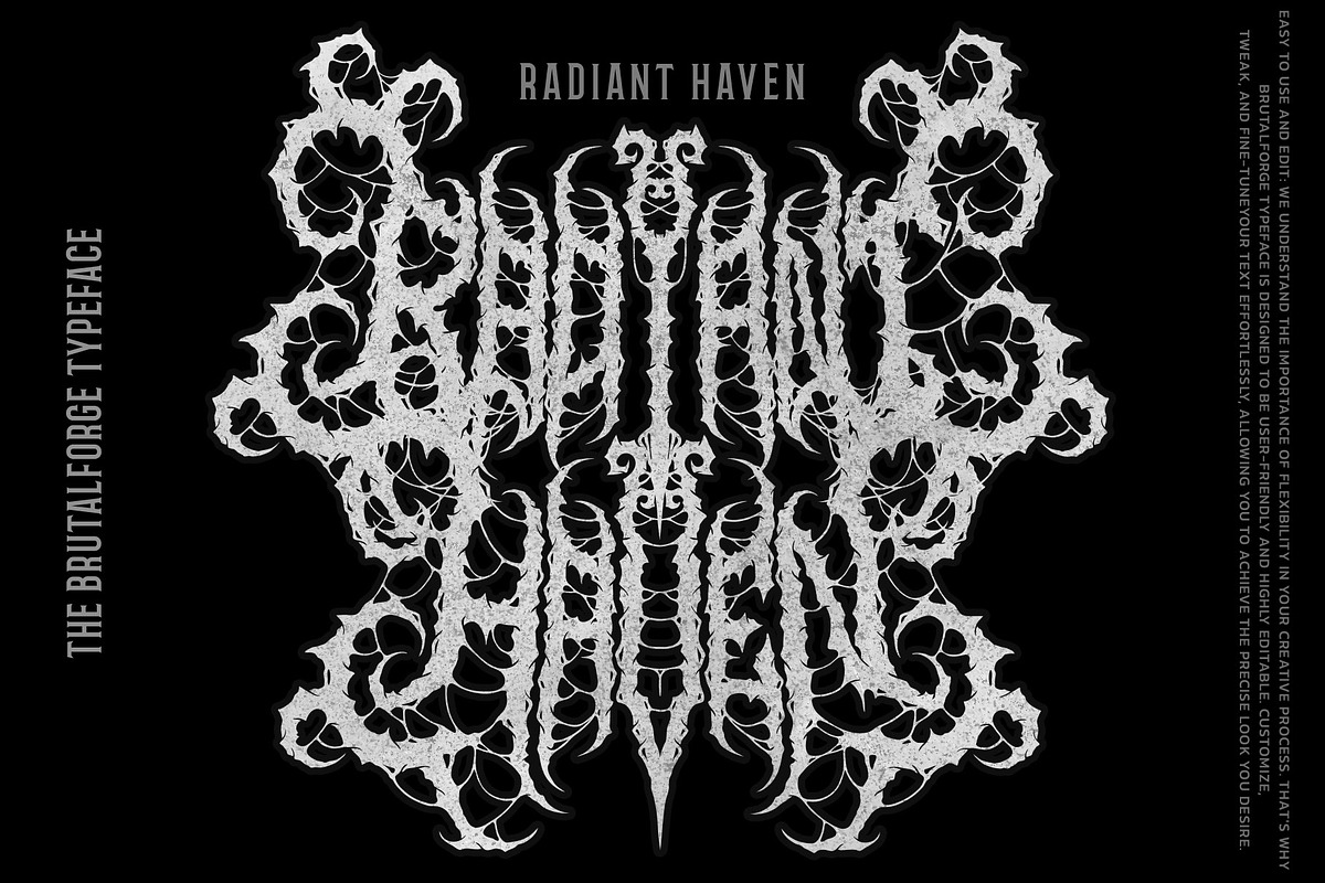 Marvosa Black Metal, a Blackletter Font by Blackmetalfont (Photo 4 of 8)