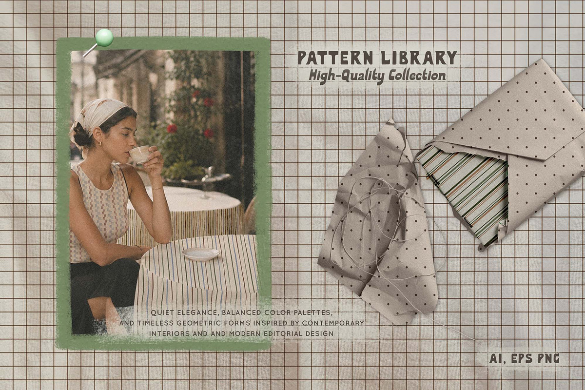 Pattern Library - Geometric Patterns, a Pattern Graphic by DigARTbyHavroshka (Photo 6 of 13)