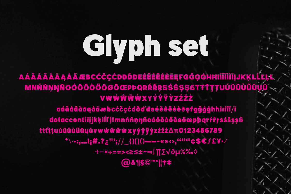 Parallone Typeface preview 2
