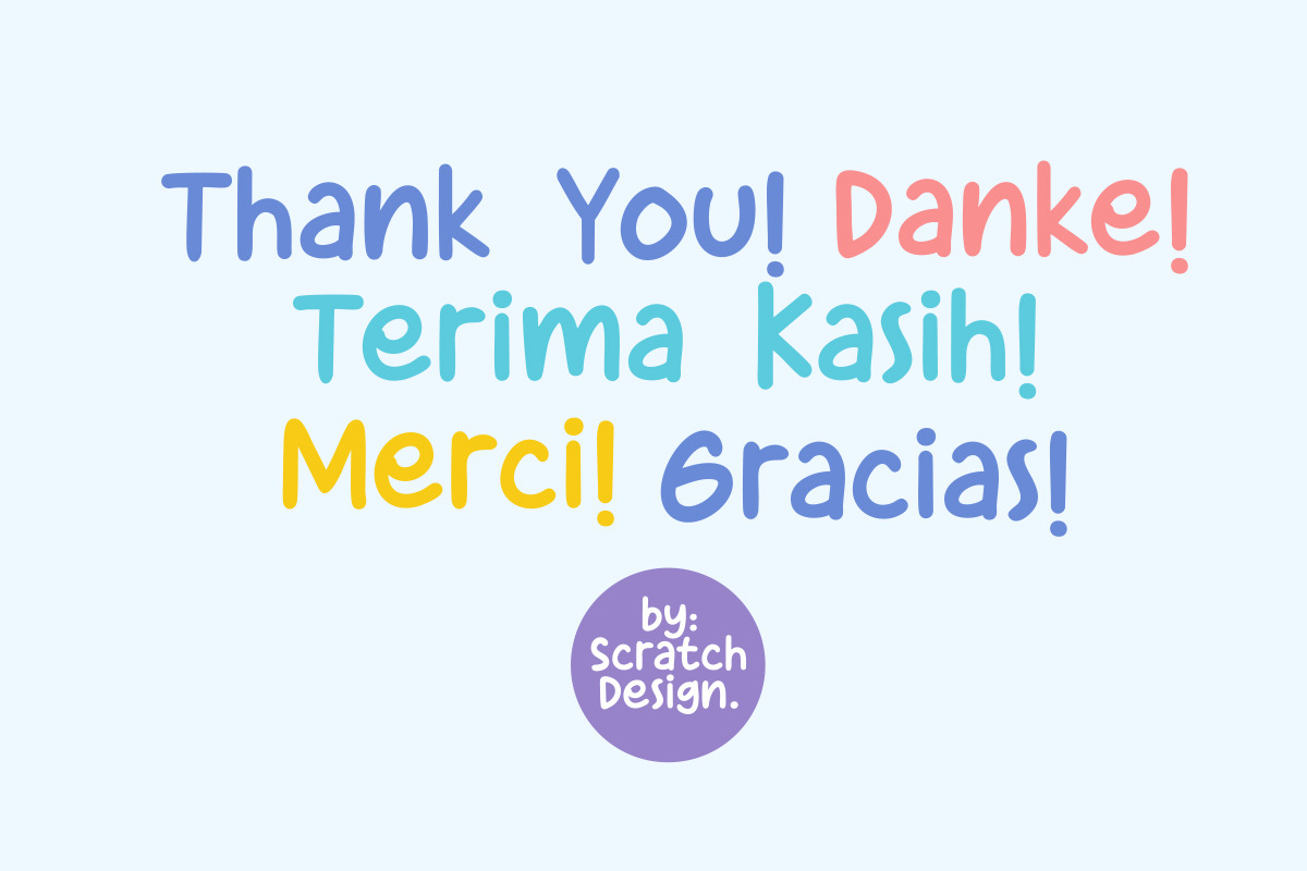 Super Kiddy Sans | Cute-Font, a Sans Serif Font by Scratch Design (Photo 13 of 13)