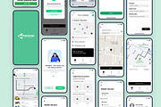 Pakhiride - Ride Sharing App UI Kit, an UI Kit Template by piyush608 (Thumbnail 2 of 7)