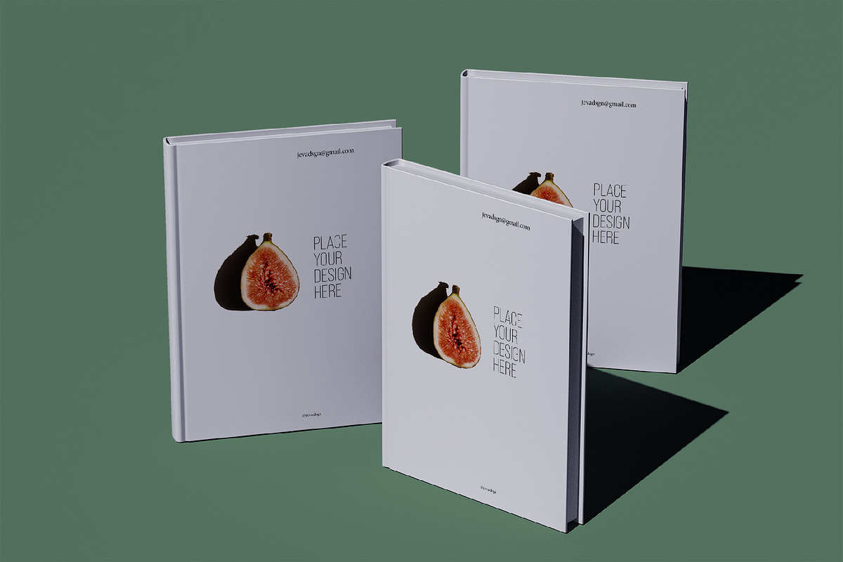 Realistic Book Mockups, a Print Template by Juliya Eva (Photo 7 of 14)