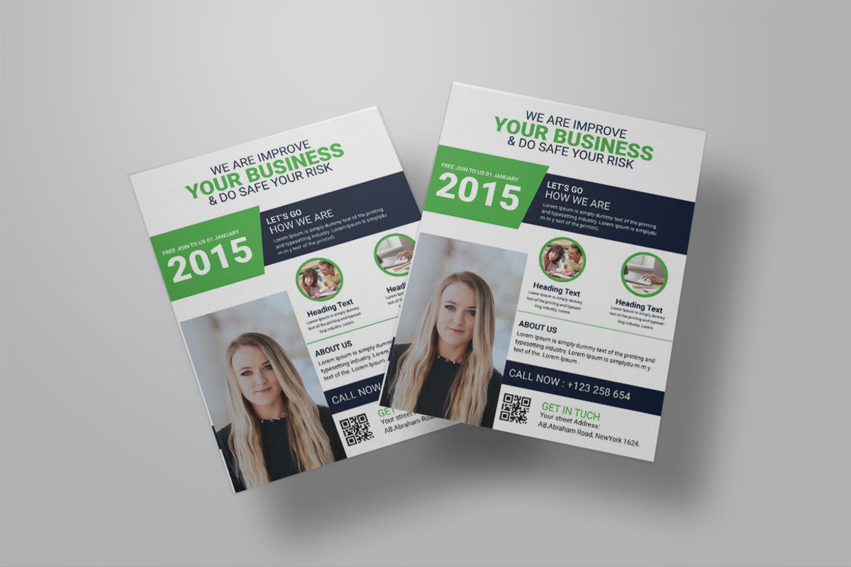 Premium Corporate Company Flyer, a Flyer Template by BrandlyTemplate (Photo 3 of 3)