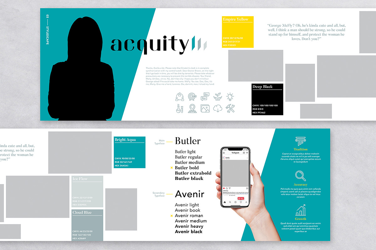 Stylescape / Moodboard Template 03, a Print Template by Andre28