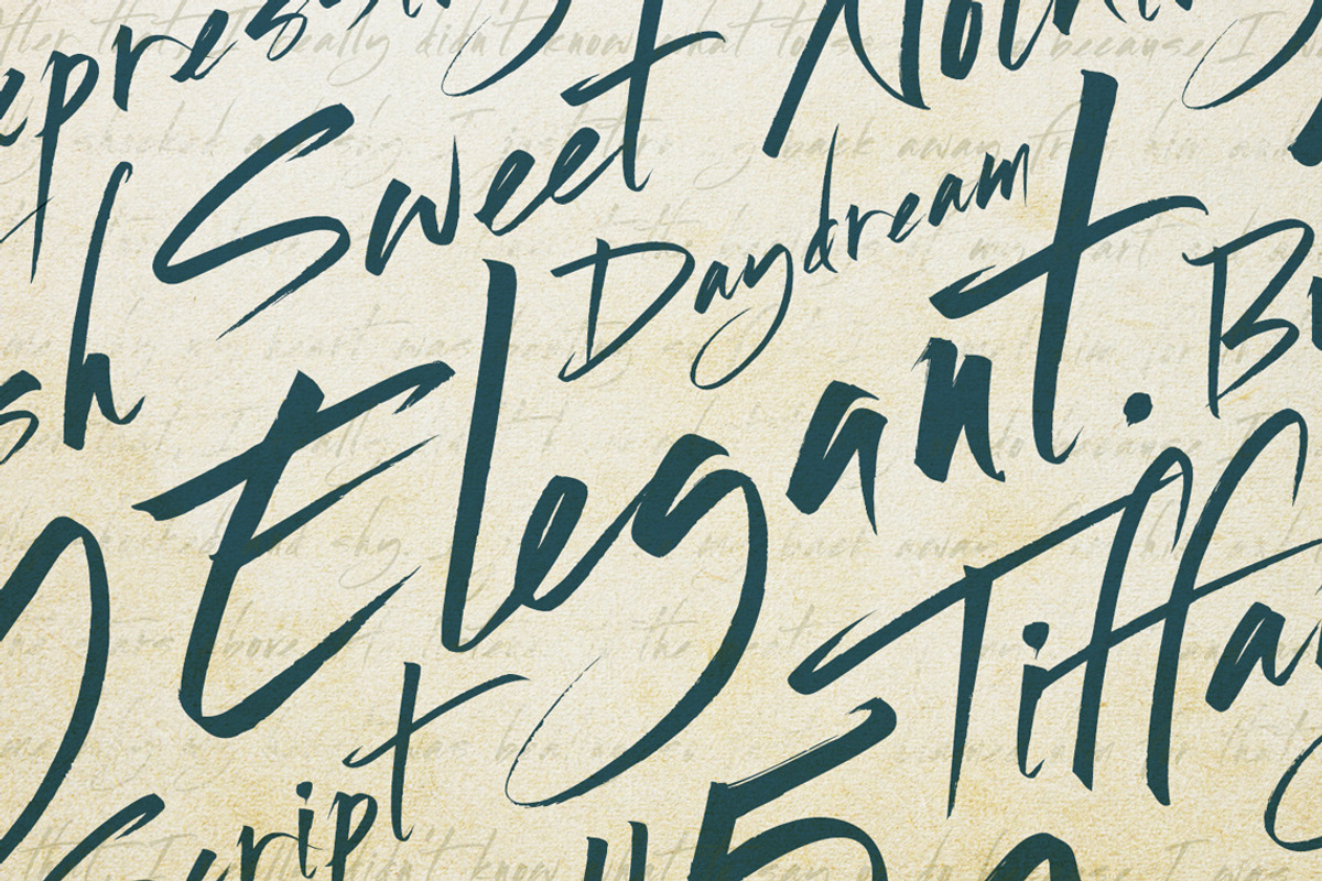 French Kiss, a Script Font by robarnow (Photo 2 of 3)