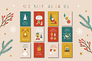 Christmas Clipart Collection, an Illustration by JuliyArt (Thumbnail 4 of 7)