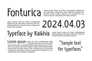 Fonturica, Modern Casual Font., a Sans Serif Font by Kaikhia (Thumbnail 4 of 9)