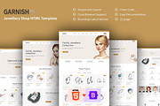 Garnish Jewllery Shop HTML Template, a HTML Template by techboot (Thumbnail 1 of 7)