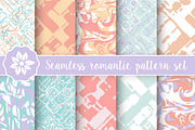 Set of seamless romantic patterns, a Pattern Graphic by AlexZeL (Thumbnail 1 of 8)