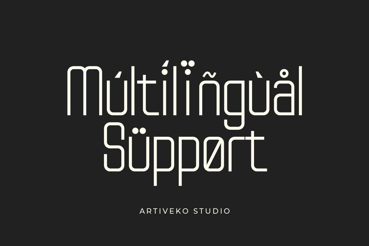 Vesue – Minimalist Simple Sans Serif, a Sans Serif Font by Artiveko (Photo 3 of 8)