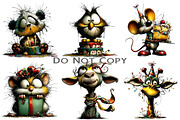 Whimsical Birthday Animal Clipart, an Illustration by Craft Nest (Thumbnail 6 of 8)