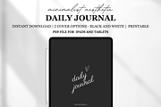 Minimalist Daily Journal, a Templates & Theme by AestheticsObsession (Thumbnail 1 of 4)