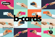 Business Cards Mockup Hands Edition, a Business Card Template by creatsy5 (Thumbnail 1 of 16)