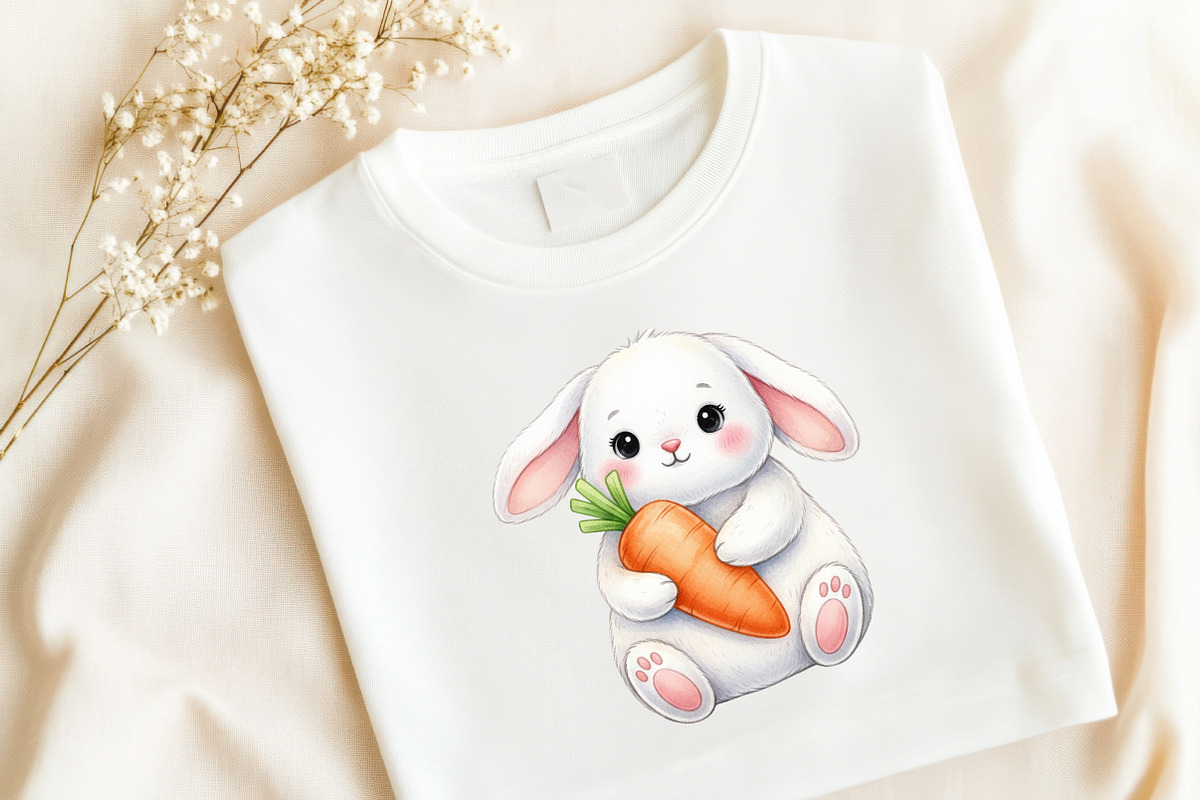 Quirky Easter Bunny Clipart, an Illustration by GatewayDesign (Photo 4 of 5)