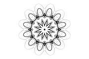 Black White Mandala Illustration Set, a Decorative Illustration by NJ Himel (Thumbnail 14 of 101)