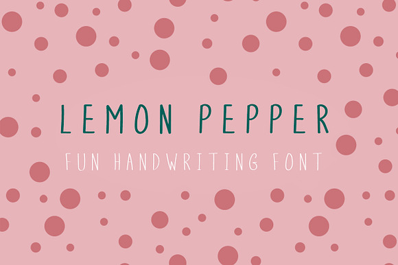 Lemon Pepper Handwritten Font preview 5