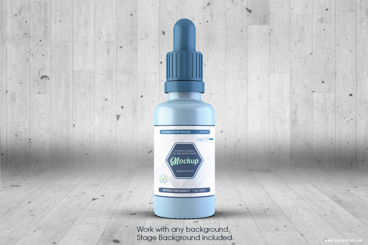 Dropper Bottle Mockup, a Cups & Container Mockup by idesignstudio (Photo 6 of 6)