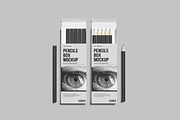High Quality Pencils Box Mockup, a Packaging Mockup by AndikaGraphic (Thumbnail 3 of 6)