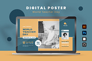 World Teacher Day Digital Poster, a Templates & Theme by MikroType Std (Thumbnail 1 of 4)