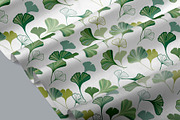 Ginkgo leaves vector patterns, a Pattern Graphic by IrStepShop (Thumbnail 4 of 6)