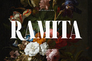 Ramita Elegant Serif Font Typeface, a Serif Font by Graphicxell (Thumbnail 1 of 10)