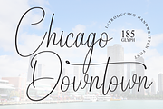Chicago Downtown | Script Font, a Handwritten Font by Scratchones (Thumbnail 1 of 9)