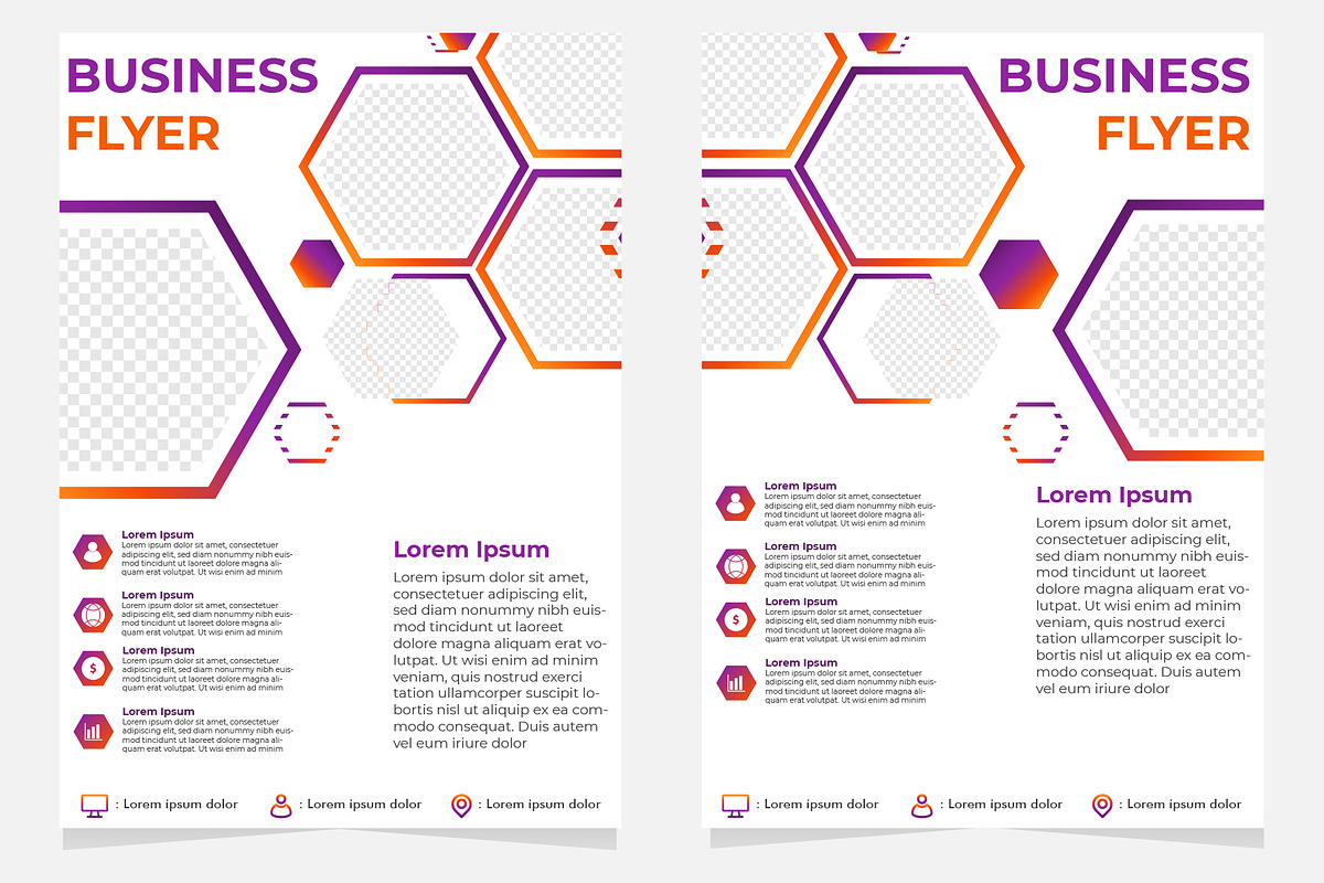 simple modern business flyer, a Graphic by sekitarief