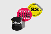 Sticker Mockup, an Advertising Mockup by Unerispace (Thumbnail 4 of 5)