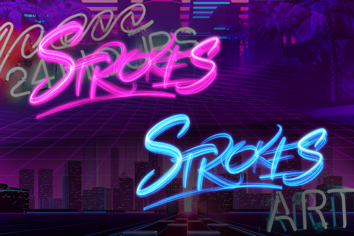 RETRO WAVE BRUSH (sale) preview 3