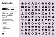 Weather Icons, a Solid Icon by Solid Icon Co (Thumbnail 5 of 6)