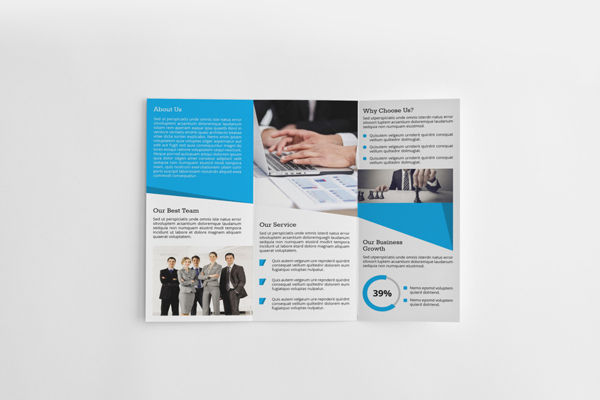 InDesign Corporate Brochure-V409, a Brochure Template by Template Shop (Photo 4 of 4)