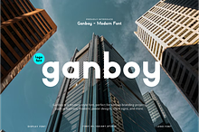 Ganboy - Modern Font