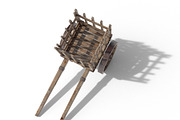 Medieval Cart, a Cars & Vehicle 3D Model by Tedi Permana (Thumbnail 5 of 7)