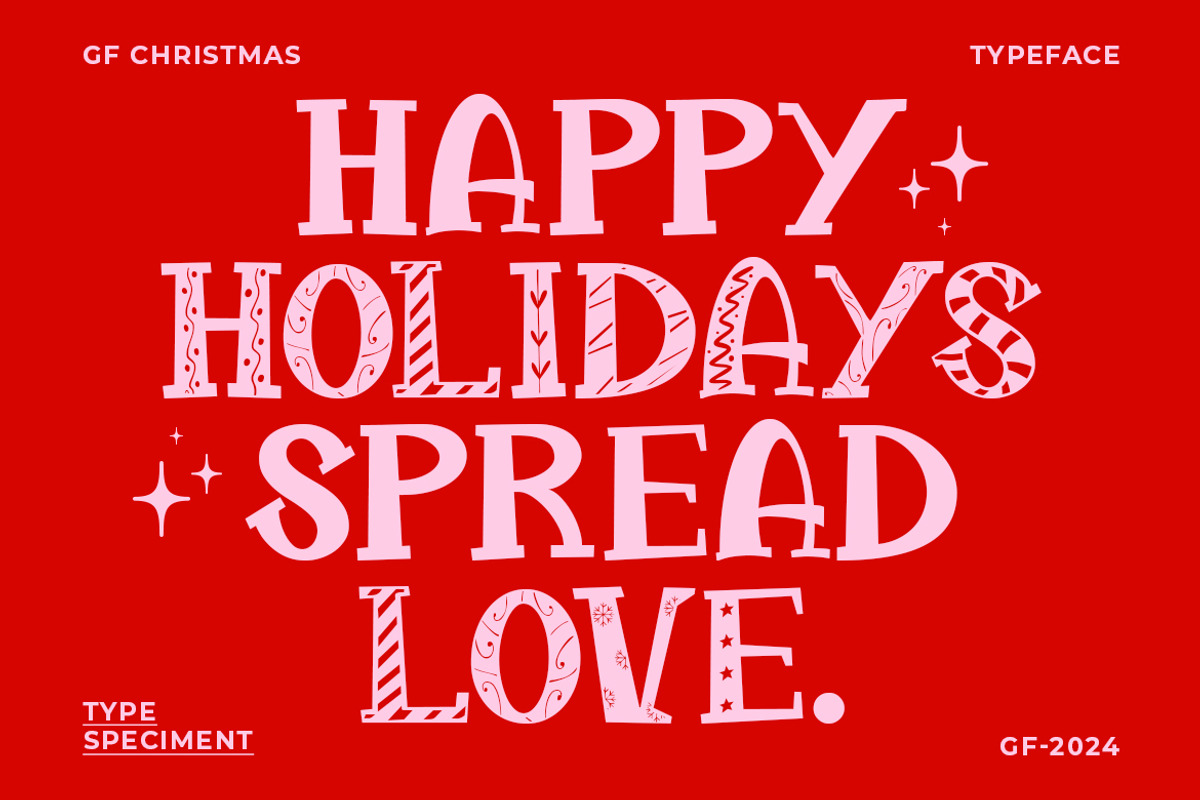 Christmas - Playful Christmas Font, a Handwritten Font by GroovyFontCo (Photo 2 of 7)