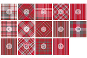 #47 Red Fashion Patterns, a Pattern Graphic by Plaid4You (Thumbnail 2 of 9)