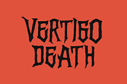 Vertigo Death, a Blackletter Font by Mirco Zett (Thumbnail 1 of 3)