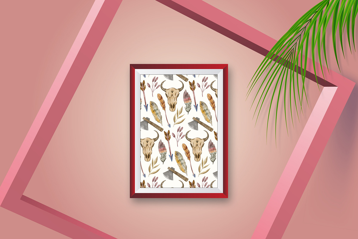 Modern Boho Patterns, a Pattern Graphic by Digital Studio (Photo 6 of 7)