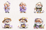 Summer Funny Grandpa Clipart, an Illustration by CreationArt (Thumbnail 6 of 7)