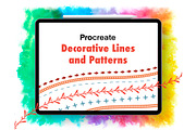 Decorative Lines and Patterns Bundle, a Brush Add-On by buntegalerie (Thumbnail 1 of 6)