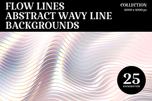 Flow Lines 25 Abstract Wavy Line