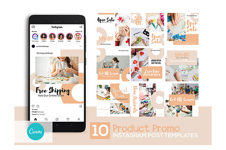 Instagram Post Template For Canva