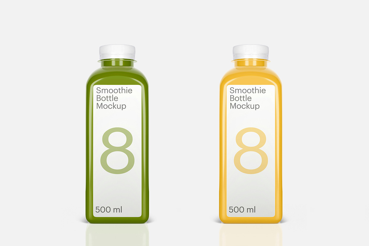 Smoothie Bottle Mockup, a Packaging Mockup by GraphicWave (Photo 10 of 10)